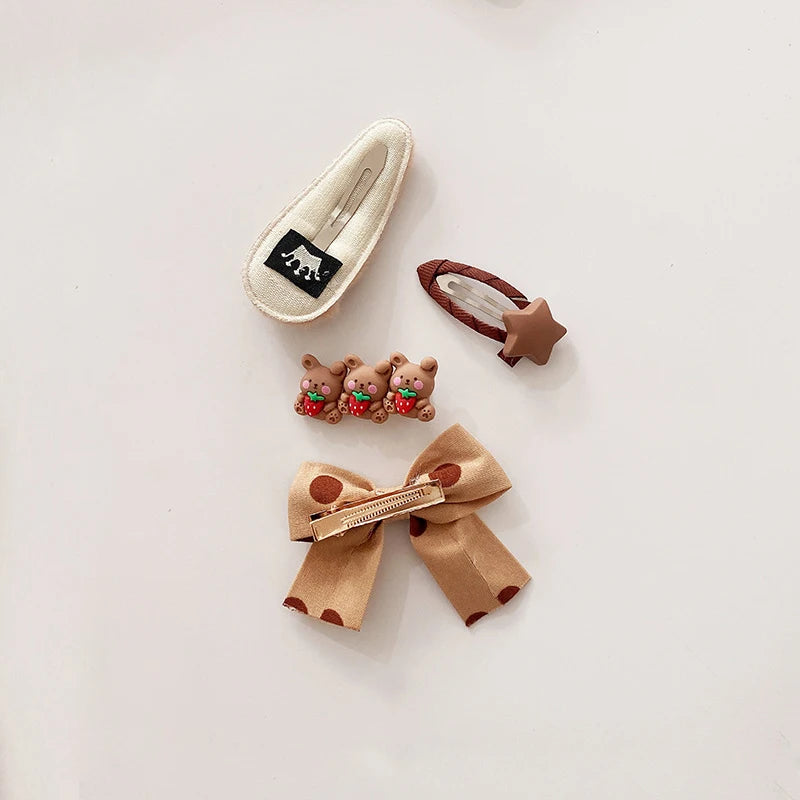 cappucino hair clips