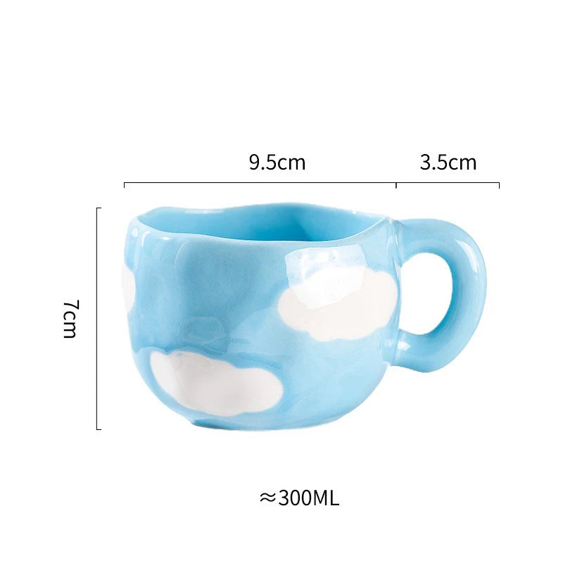 painted topsy mugs