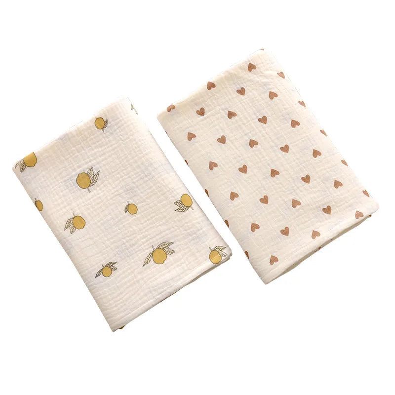 100% muslin cotton swaddle blankets