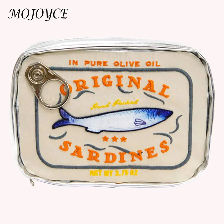 Sardines Women Travel Cosmetic Bag