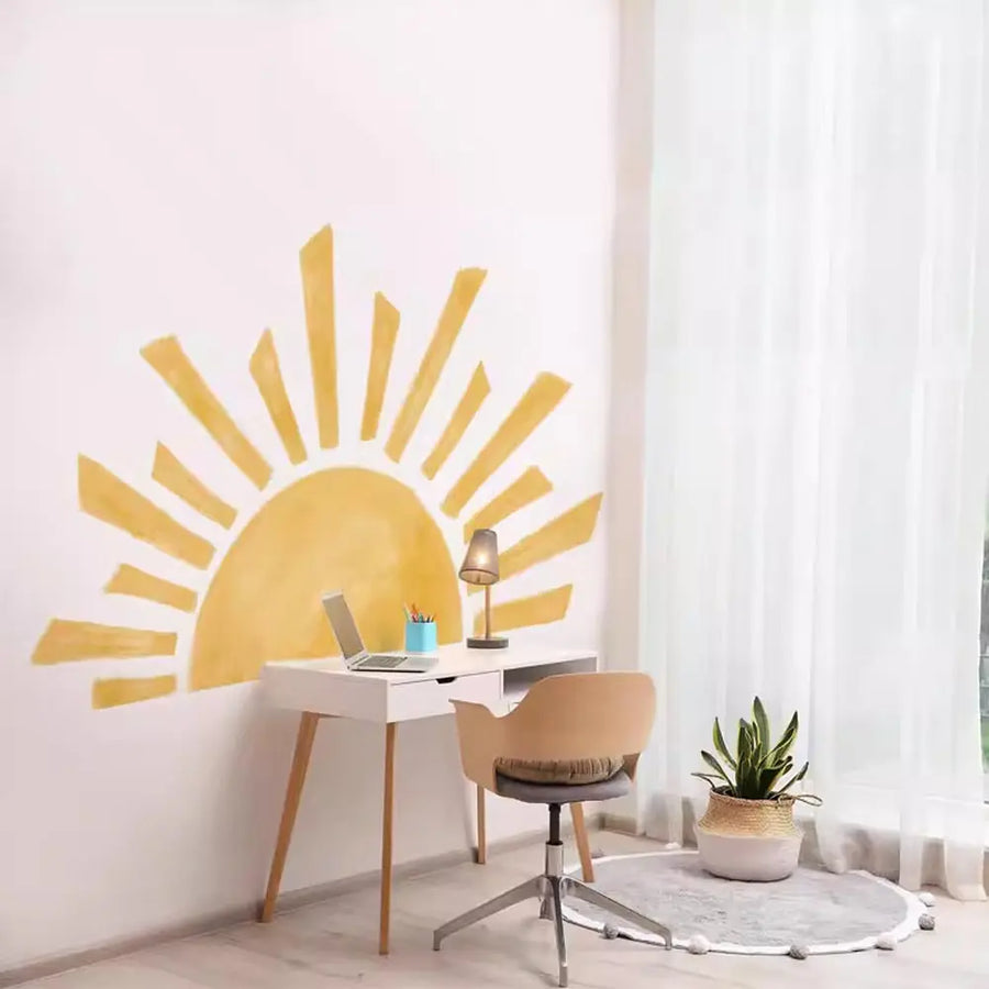 sunshine and rainbows wall sticker