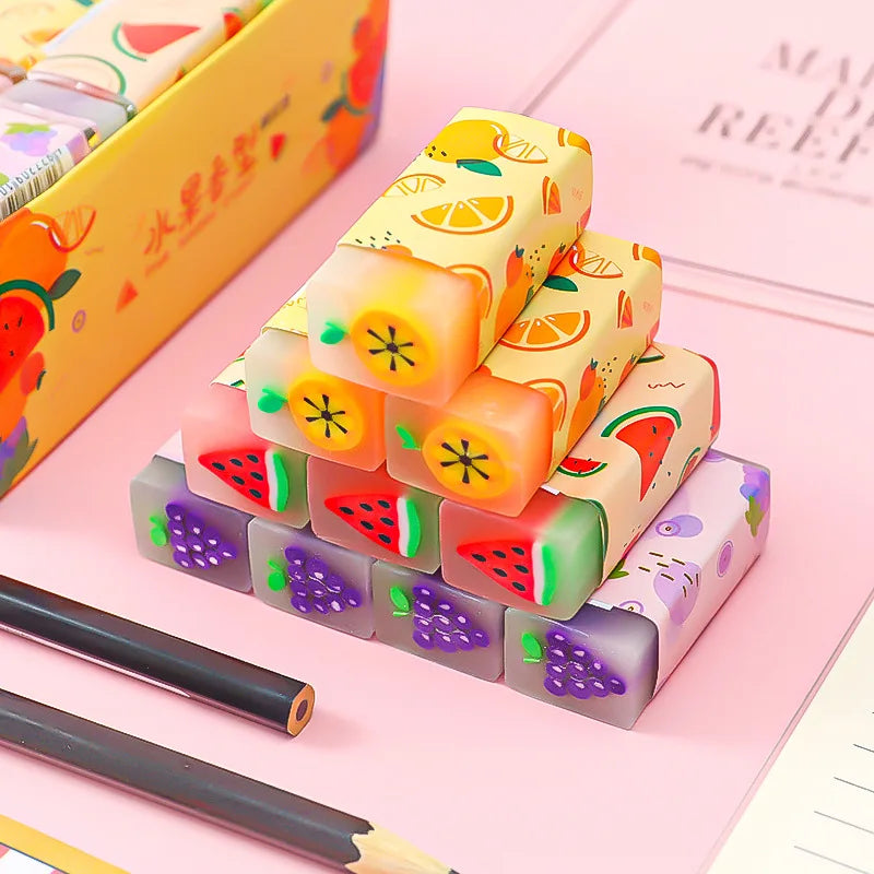 kawaii pencil erasers
