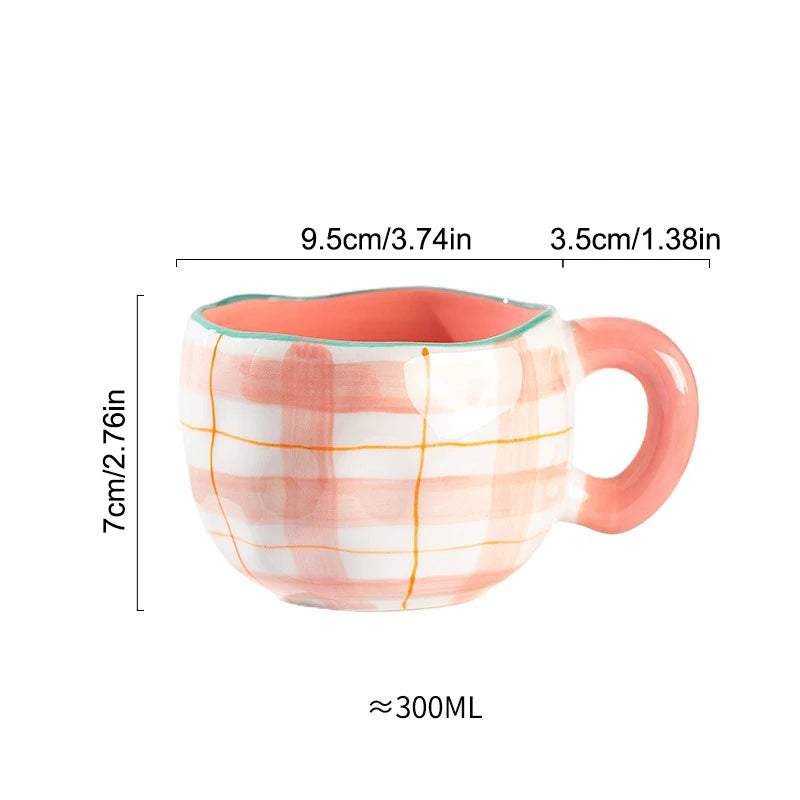 painted topsy mugs
