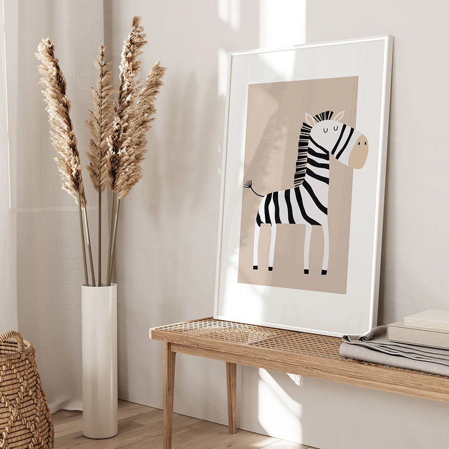 Safari Animal Canvas Painting