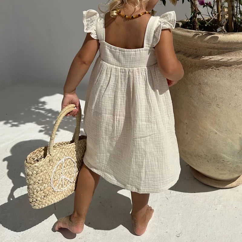 100% cotton muslin summer dress