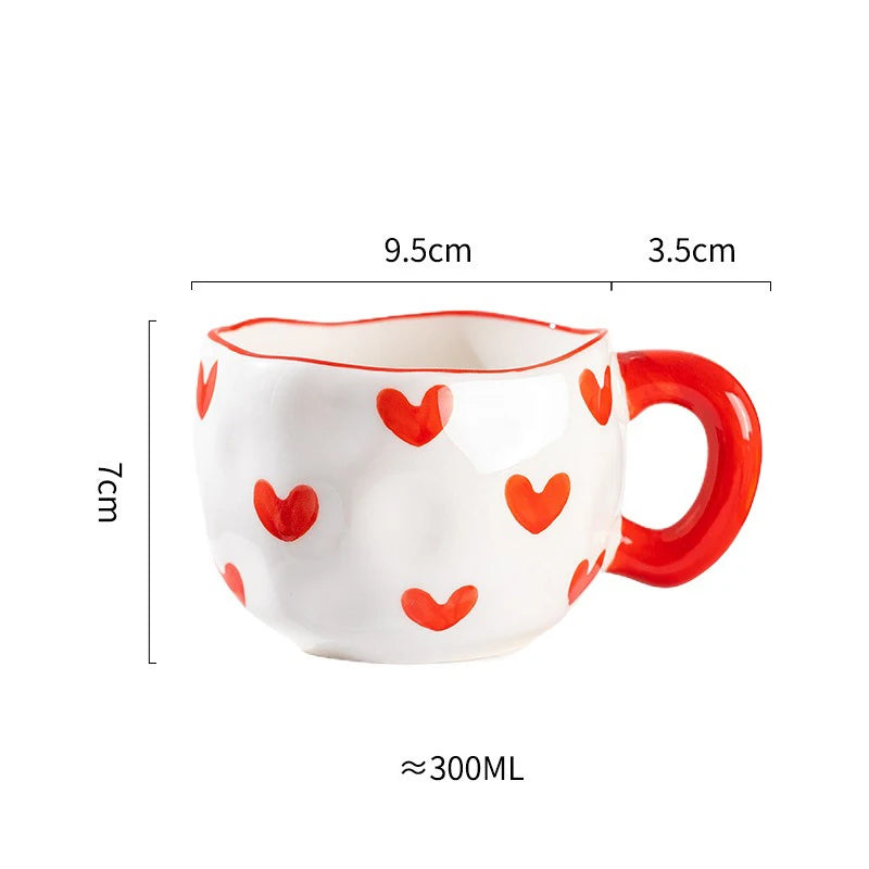 painted topsy mugs