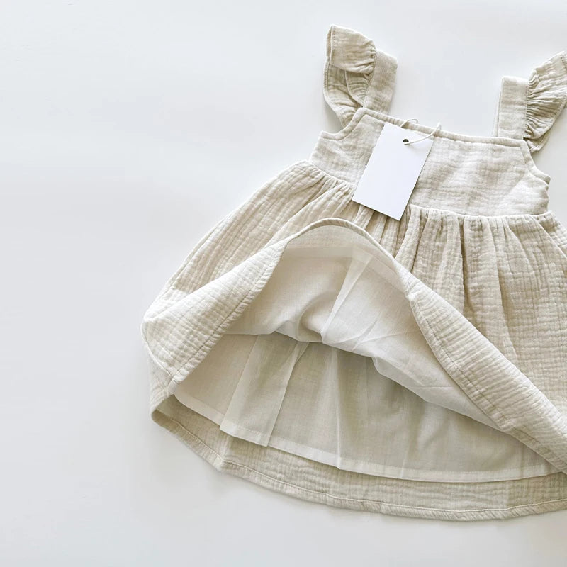 100% cotton muslin summer dress