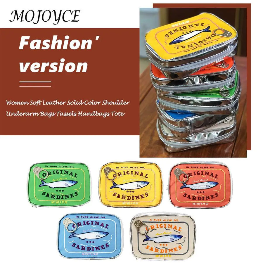Sardines Women Travel Cosmetic Bag