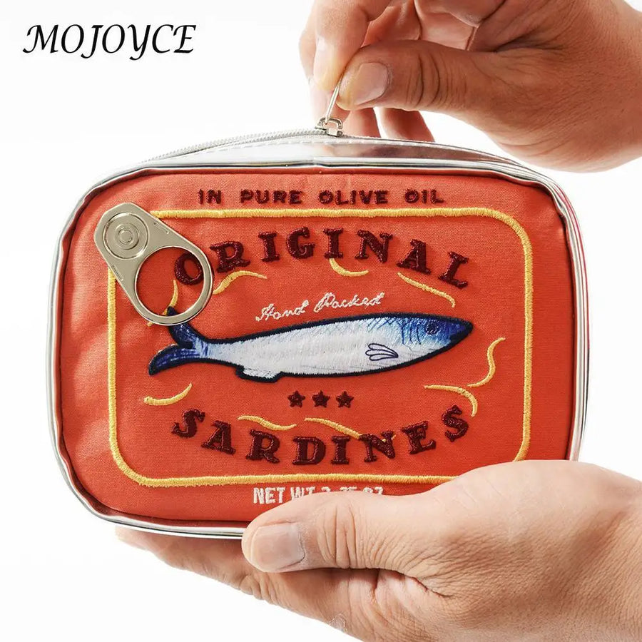 Sardines Women Travel Cosmetic Bag