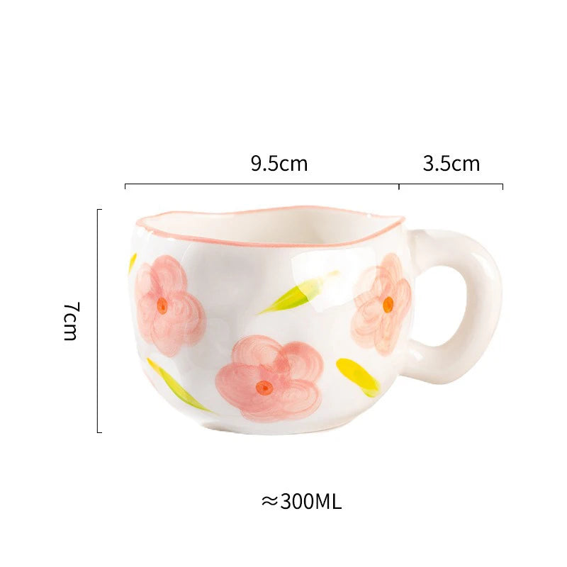 painted topsy mugs