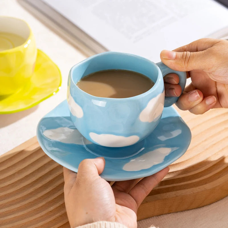 painted topsy mugs