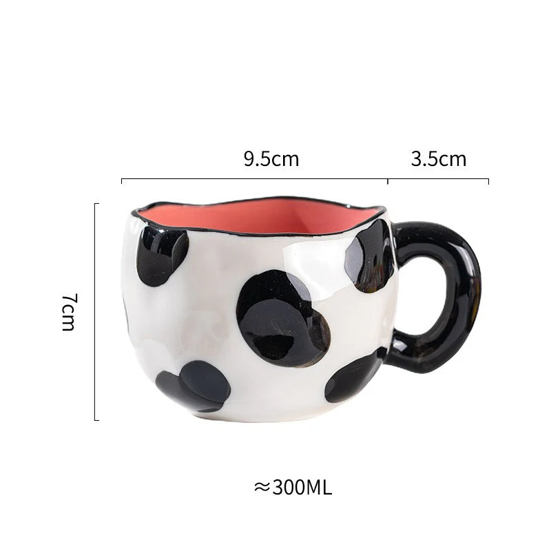 painted topsy mugs
