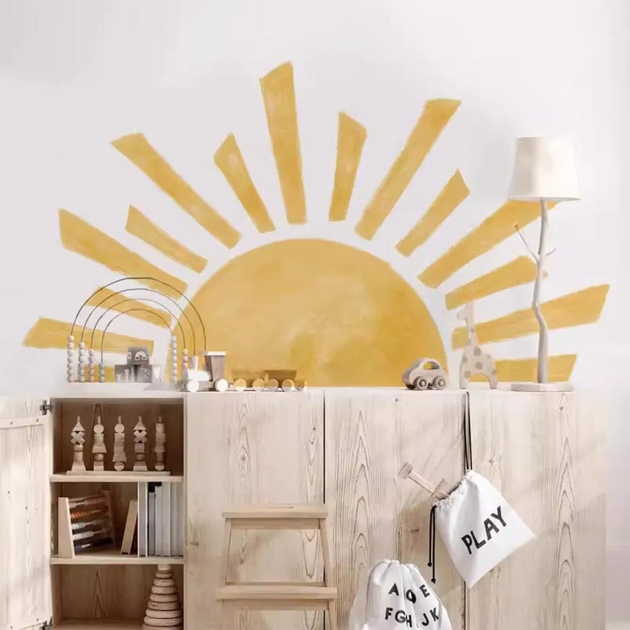 sunshine and rainbows wall sticker