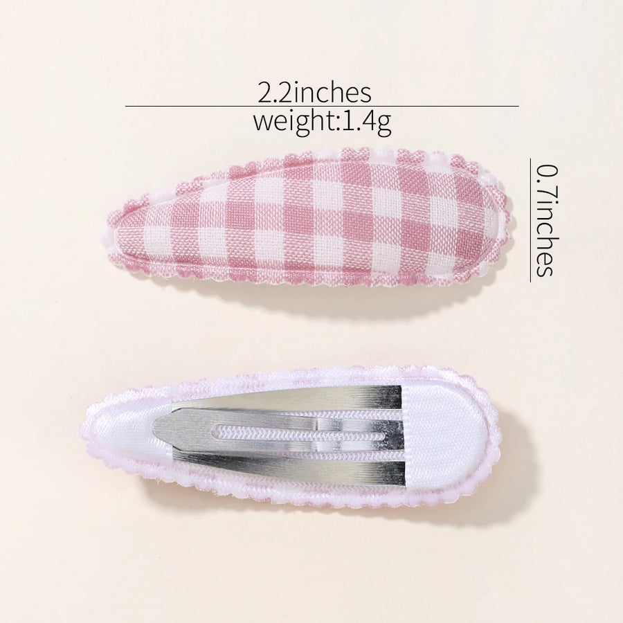 10pcs Cotton hair clips