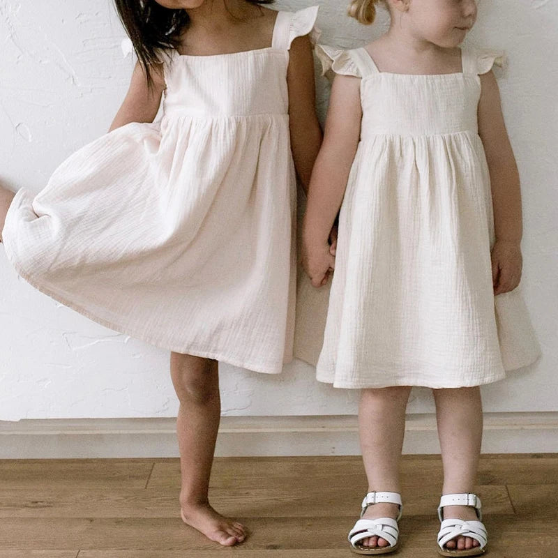 100% cotton muslin summer dress