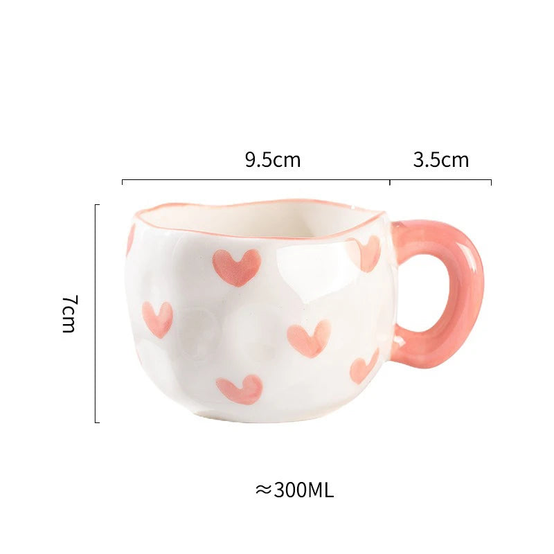 painted topsy mugs