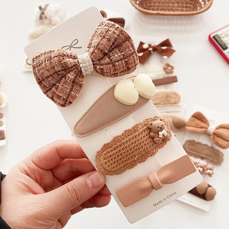 cappucino hair clips