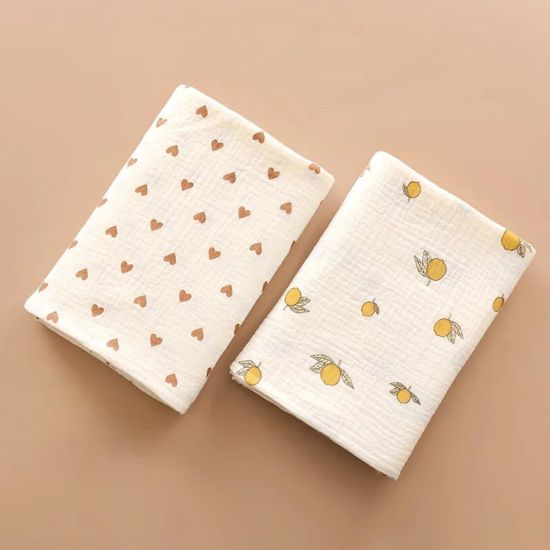 100% muslin cotton swaddle blankets