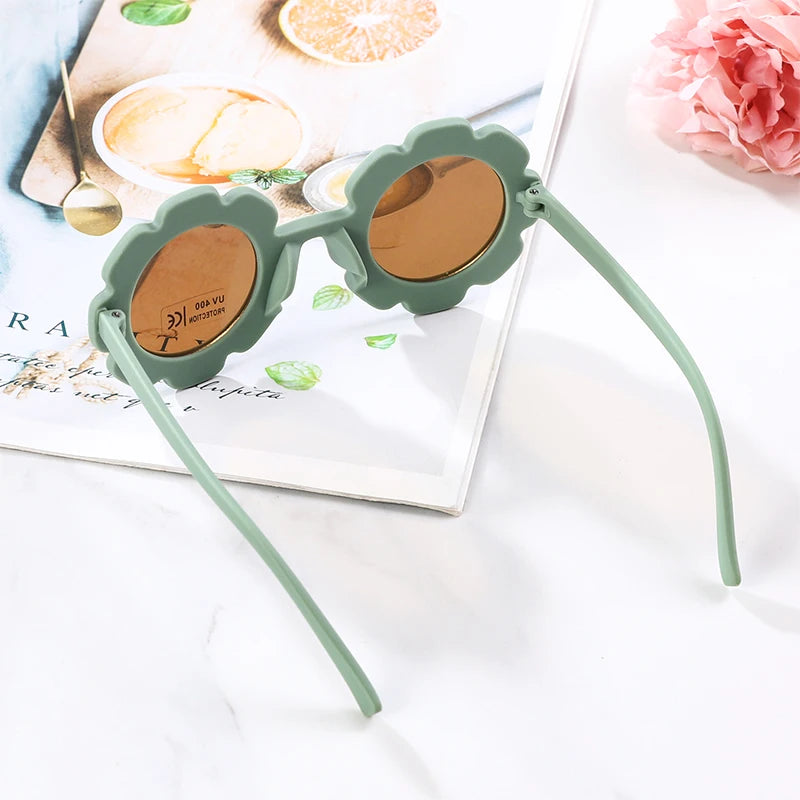 Girls UV400 flower sunglasses
