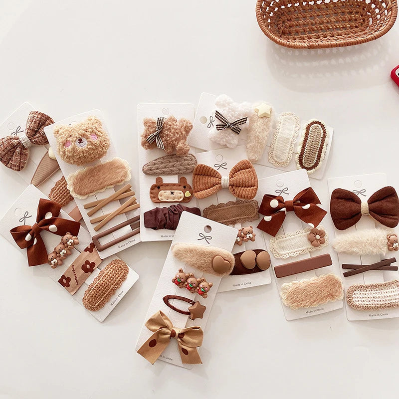 cappucino hair clips