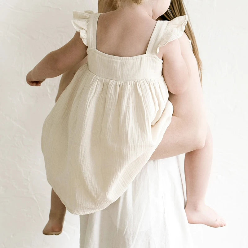 100% cotton muslin summer dress