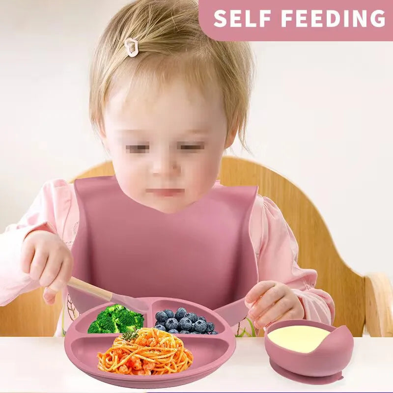 Self feeding baby meal set