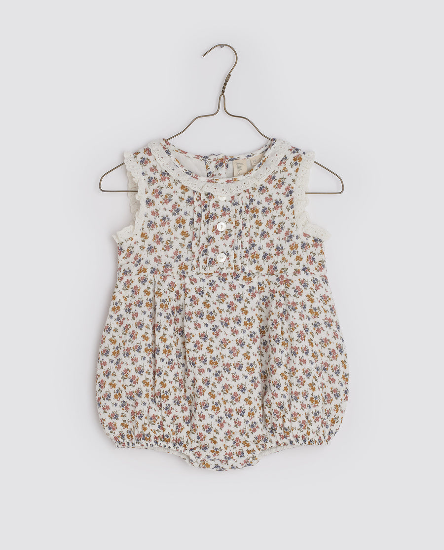 Afia romper - muslin floral