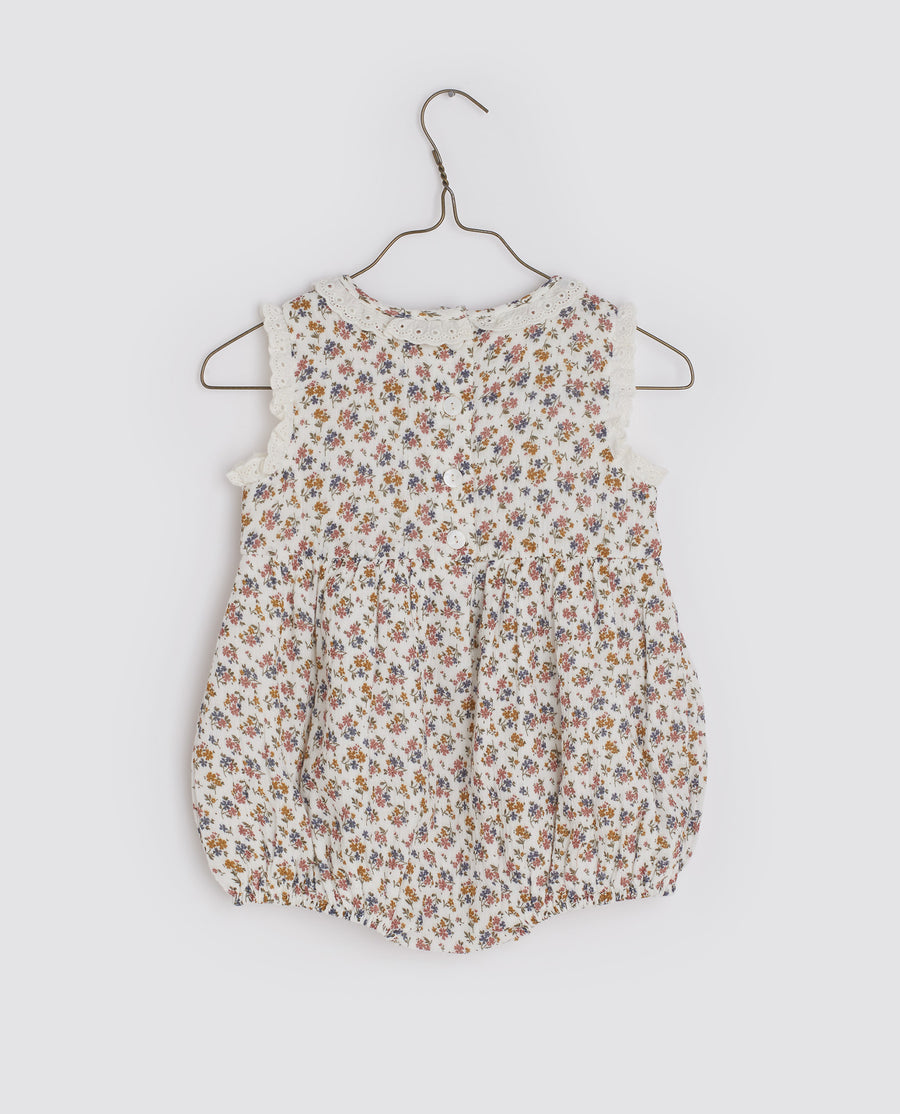 Afia romper - muslin floral