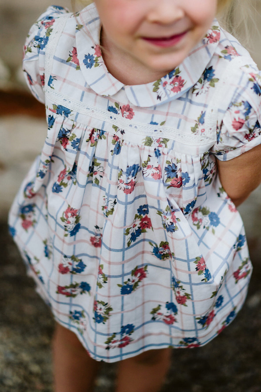 Juno blouse - teatime floral