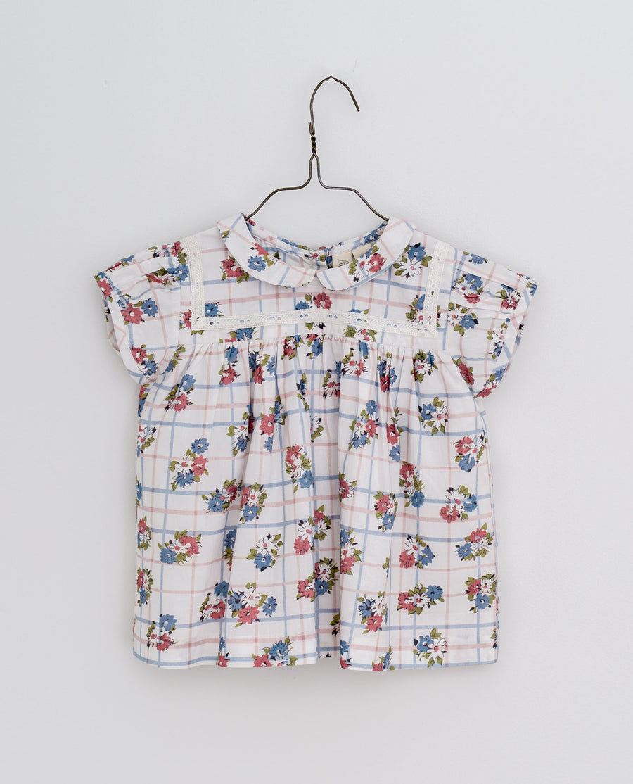 Juno blouse - teatime floral