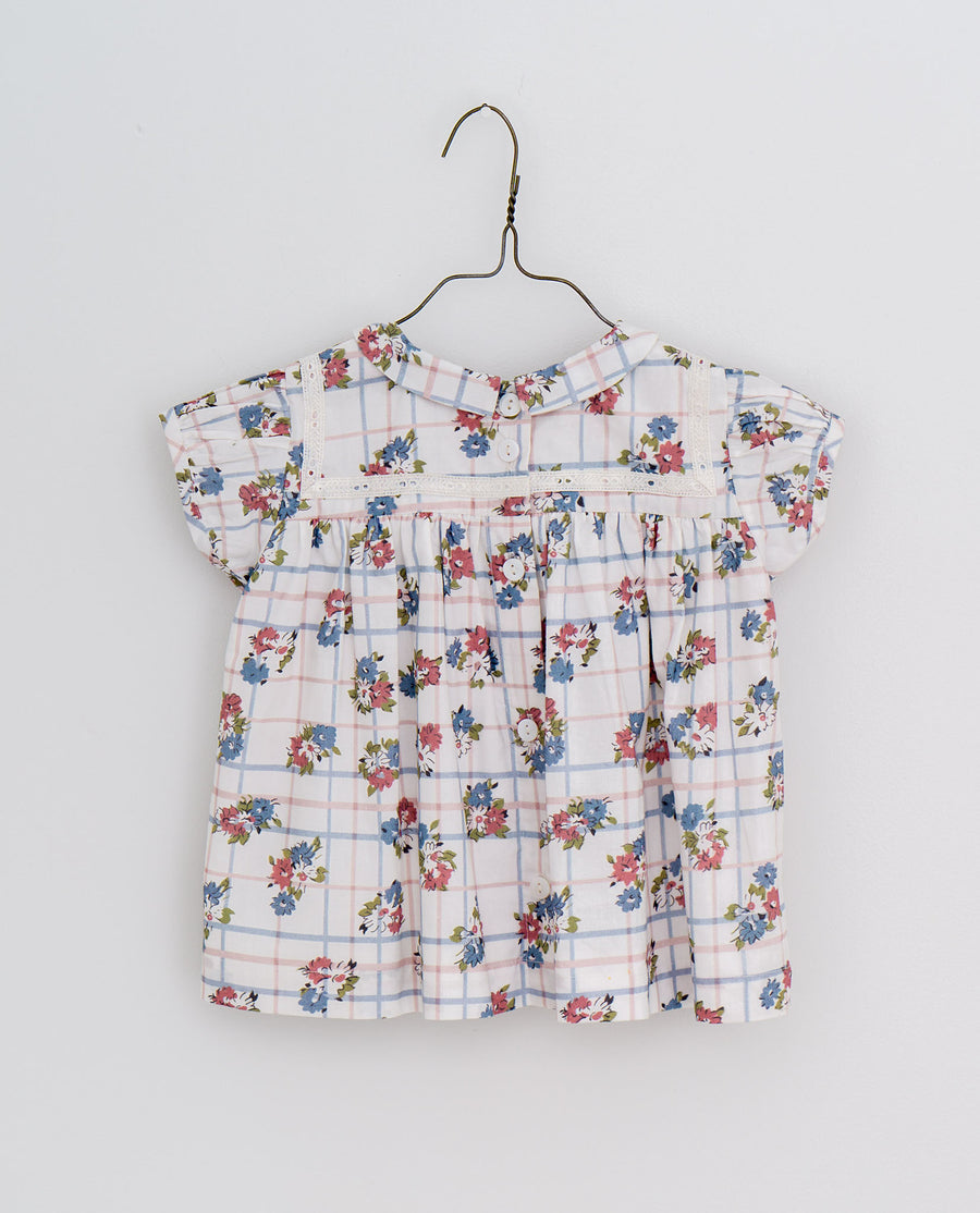 Juno blouse - teatime floral